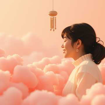 糖霜落在软云上