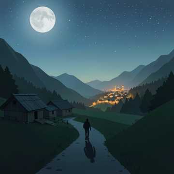 月白山路长
