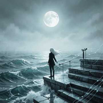独坐苦海边