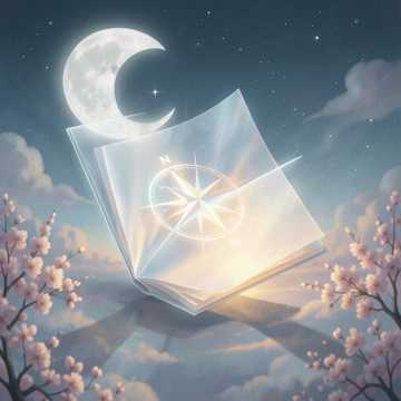 月光下翻页