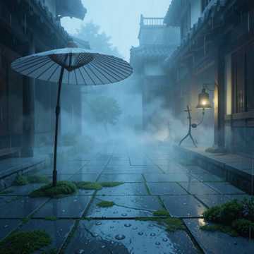 青瓦听雨