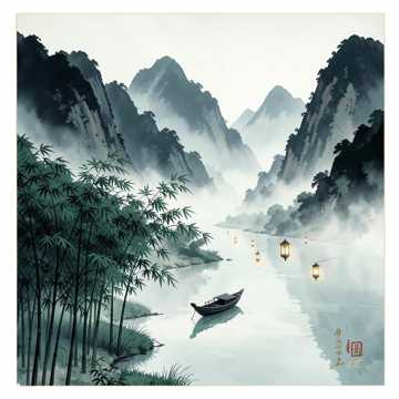 舟行水墨中-版本2