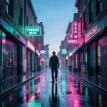 霓虹剪影
