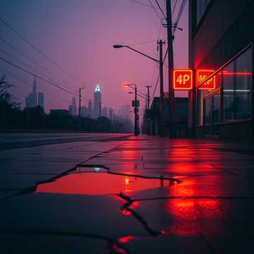 霓虹碎影