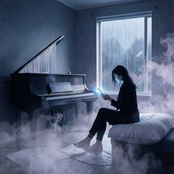 雨声碎在枕边