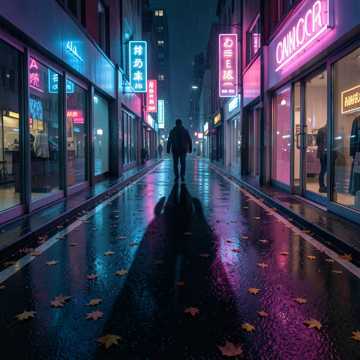 霓虹与影子