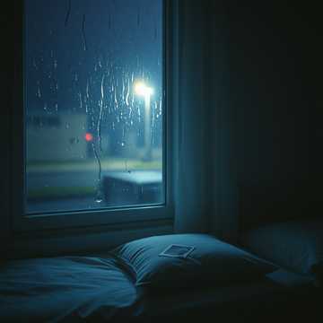 雨声停格的窗