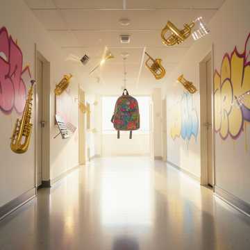 Sunset Hallway