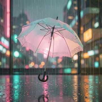 雨伞边角