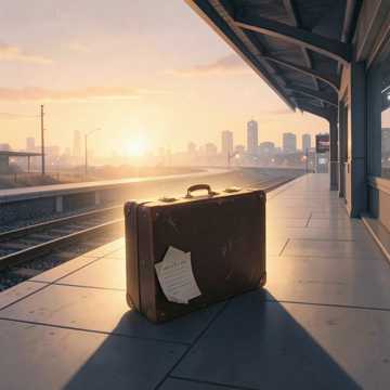 空行囊望斜阳