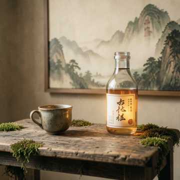 酌一杯老酒
