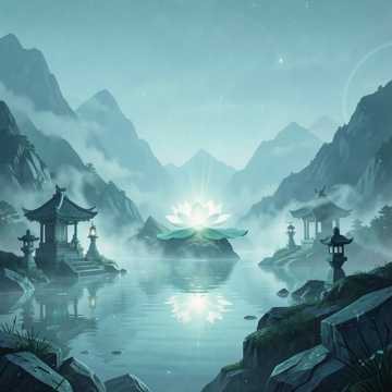 莲花微笑的钟声