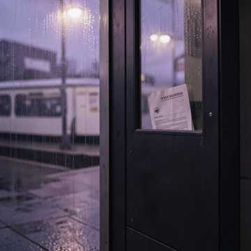 雨后车站口