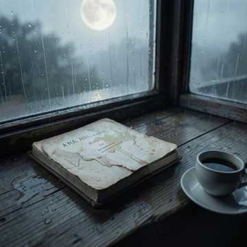 旧页雨痕