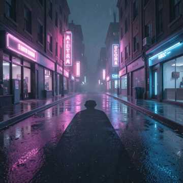 霓虹背面的街