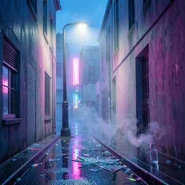 空瓶与碎影
