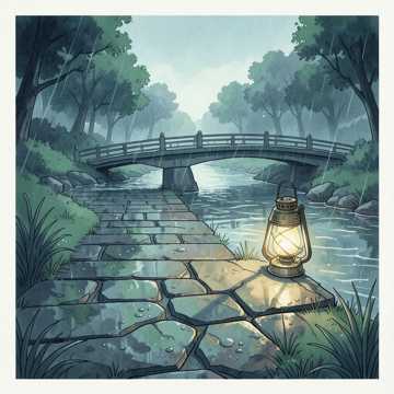桥边灯影迟-版本2
