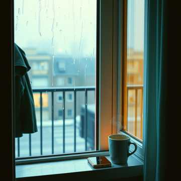 熄灯前的雨丝
