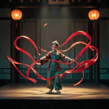 戏台下的水袖风