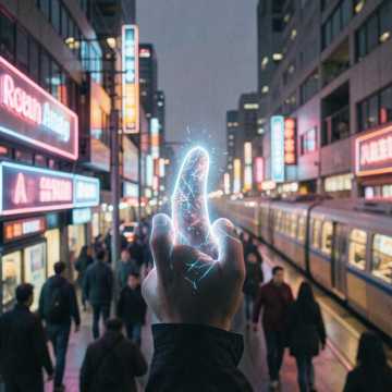 指尖的光