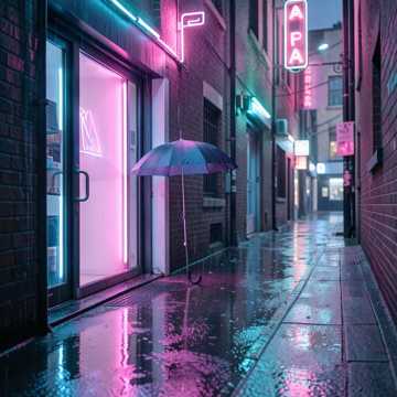 霓虹雨声