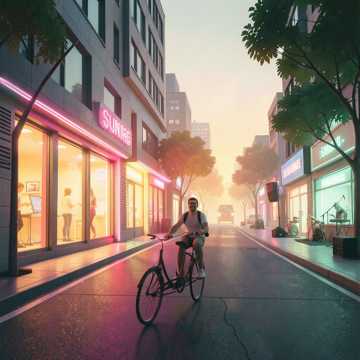 踩着踏板去追光