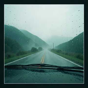 天空落下雨好像在问你