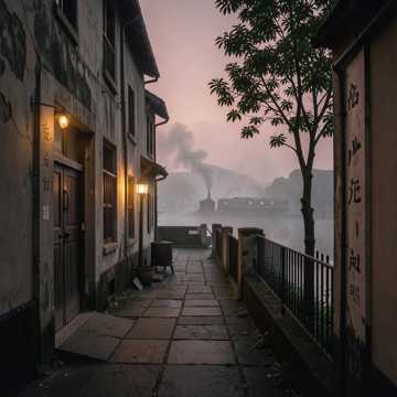 老屋门前