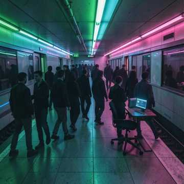 沙丁鱼排队上天