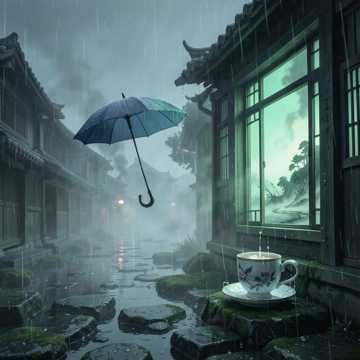 半盏青瓷雨