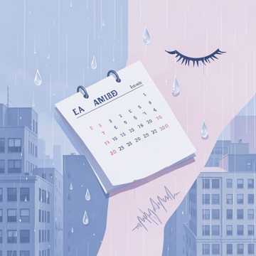被风合上的雨天