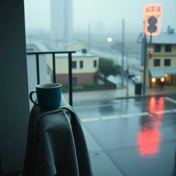 雨痕未干