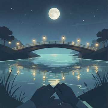 夏河夜浮光