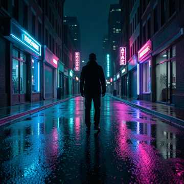 霓虹未眠人