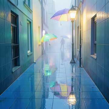 雨打青瓦
