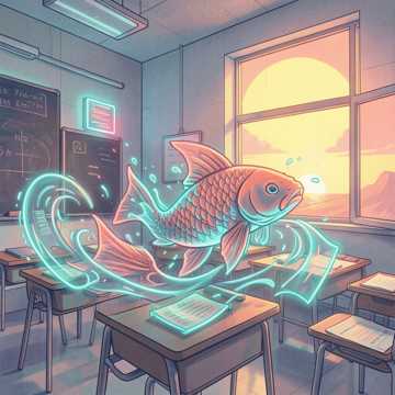 锦鲤收笔