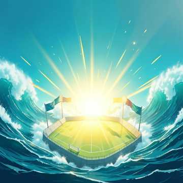 沸腾的海浪