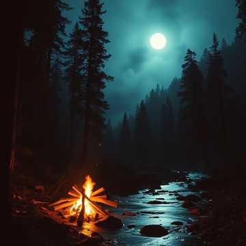 篝火骤雨