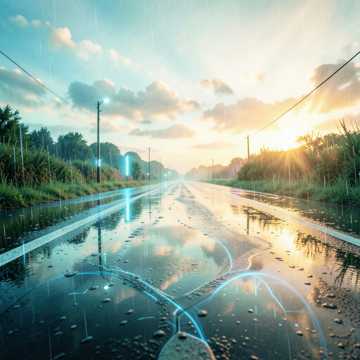 暴雨过后