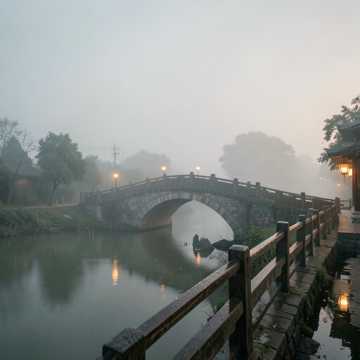 东营烟雨锁清秋