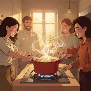 红汤转圈圈