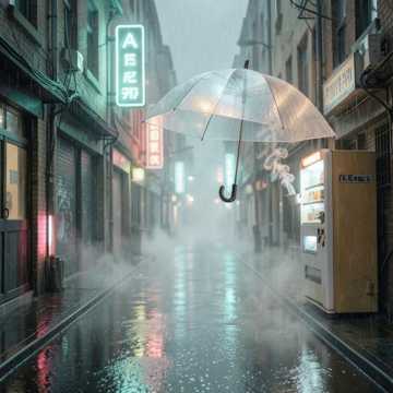 细雨碎路