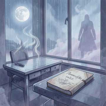月色素描
