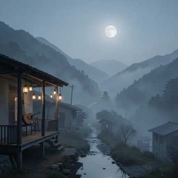 山风与檐角的缺口