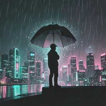 自己撑伞的天地
