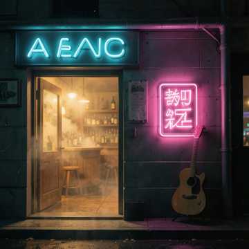 枫榕酒馆的霓虹