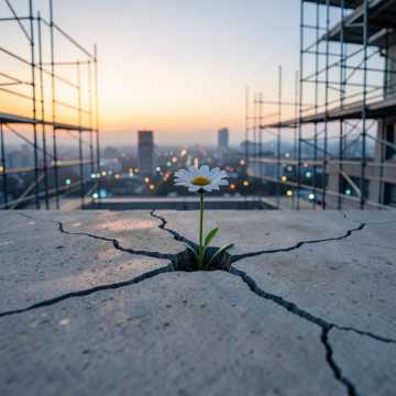 钢筋水泥里的花