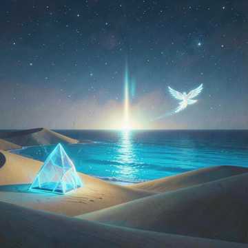 沙堆里的海蓝