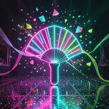 扇子一开