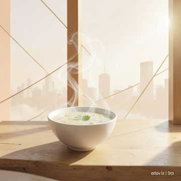 晨光粥香温存